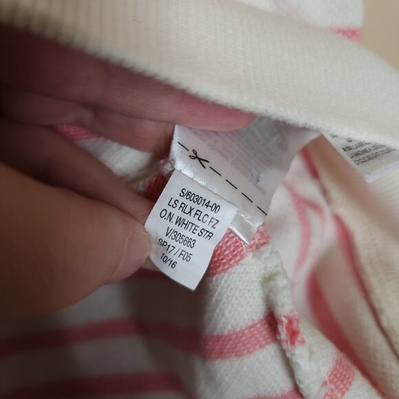 Old Navy Full Zip Striped Hooded Sweatshirt Size XL - Picture 10 of 11